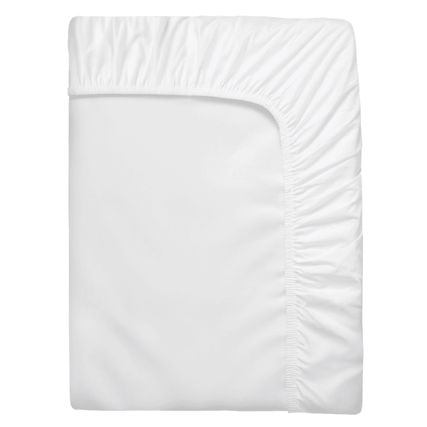 Kuvertlagen bomuld lagen til samsovning seng hvid
