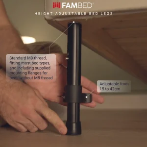 Fambed height adjustable bed legs